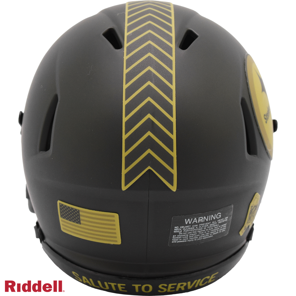 Riddell Pittsburgh Steelers 2025 Salute To Service Speed Mini Helmet product image 3, provided for visual reference and