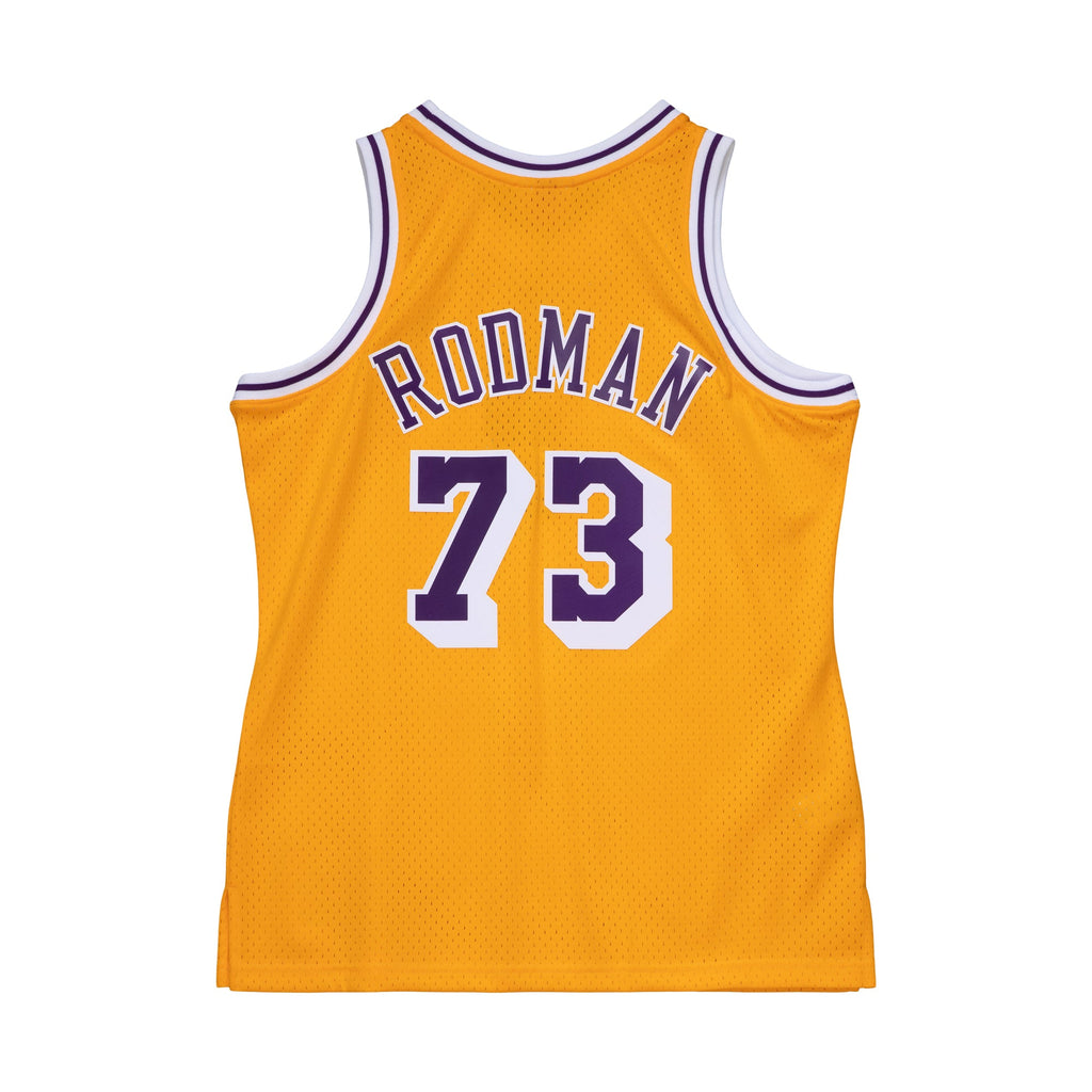 Los Angeles Lakers Mitchell & Ness Dennis Rodman 73 Gold product image 2