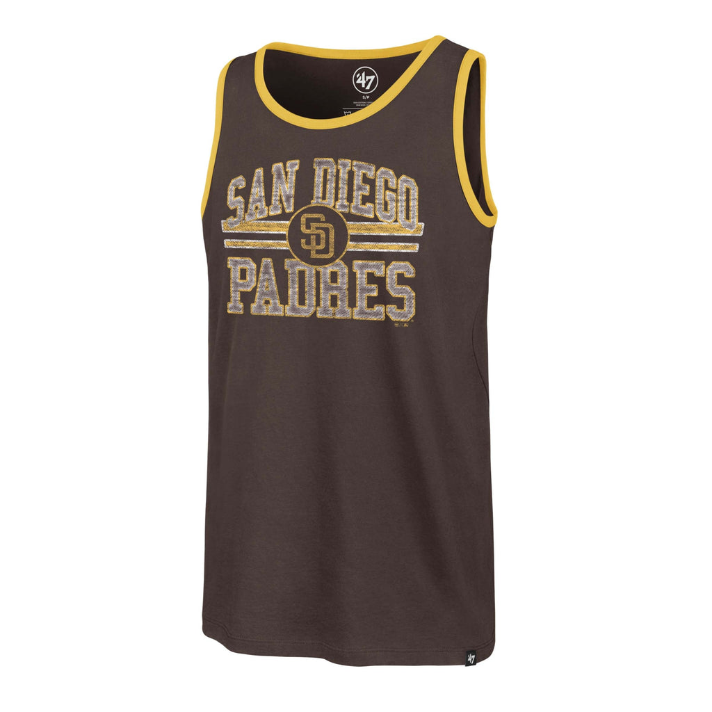San Diego Padres 47 Brand Brown Winger Franklin Tank Top product image 1
