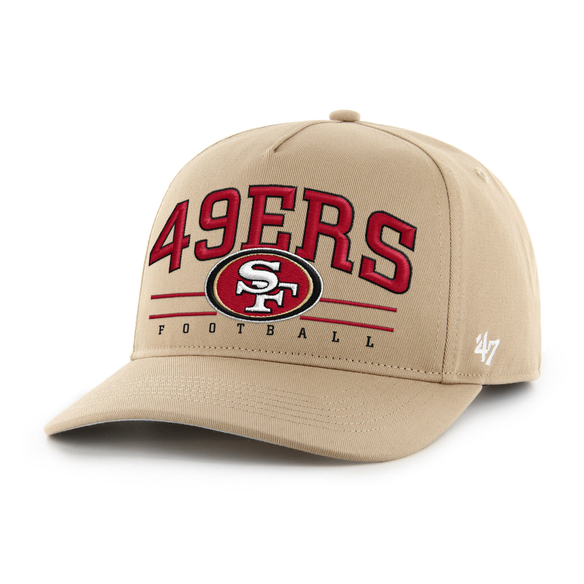 San Francisco 49ers 47 Brand Khaki Hitch Snapback Hat product image 1