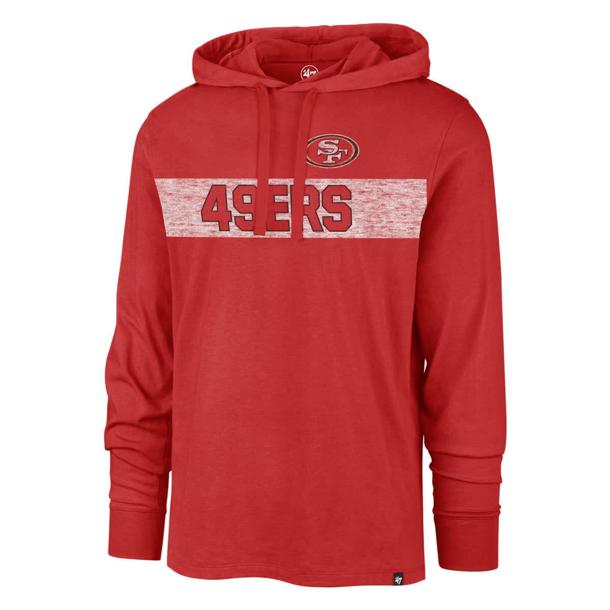 San Francisco 49ers 47 Brand Scarlet Field Franklin Hooded product image 1
