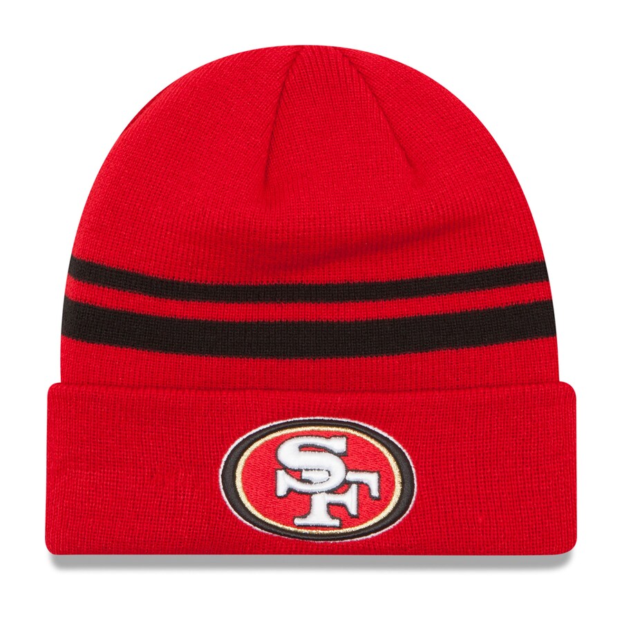 San Francisco 49ers New Era Scarlet Team Logo Cuffed Knit product image 1