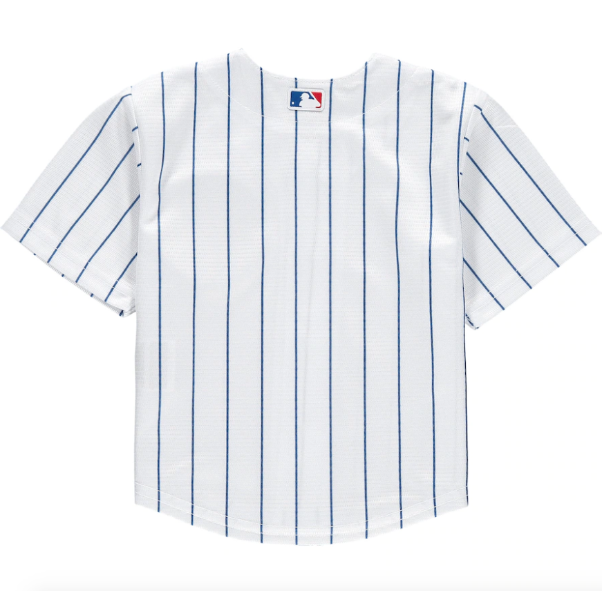 Infant Chicago Cubs Nike Home White Replica Team Jersey 2.0 product image 3, provided for visual reference and product
