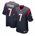 Youth Houston Texans C.J. Stroud Nike Navy Game Jersey product image 1, provided for visual reference and product detail