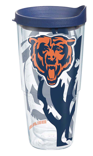 Chicago Bears Genuine 16 oz. Tervis Tumbler product image 1, provided for visual reference and product detail review