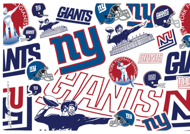 New York Giants All Over Print 16 oz. Tervis Tumbler product image 2, provided for visual reference and product detail review