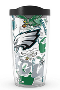 Philadelphia Eagles All Over Print 16 oz. Tervis Tumbler product image 1, provided for visual reference and product detail