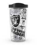 Las Vegas Raiders All Over Print 16 oz. Tervis Tumbler product image 1, provided for visual reference and product detail