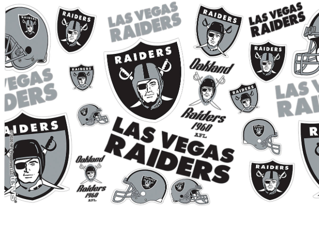 Las Vegas Raiders All Over Print 24 oz. Tervis Tumbler product image 2, provided for visual reference and product detail