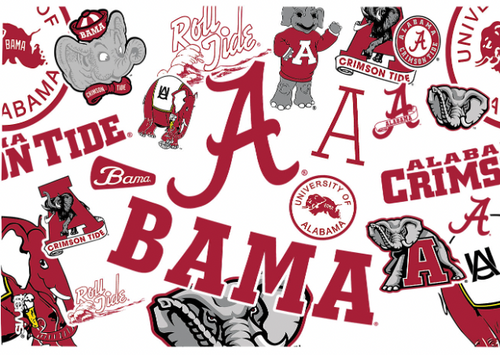 Alabama Crimson Tide All Over Print 16 oz. Tervis Tumbler product image 2, provided for visual reference and product detail