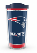 New England Patriots Touchdown 16 oz. Tervis Tumbler product image 1, provided for visual reference and product detail review