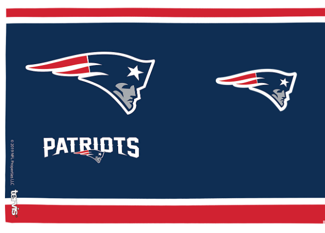 New England Patriots Touchdown 16 oz. Tervis Tumbler product image 2, provided for visual reference and product detail review