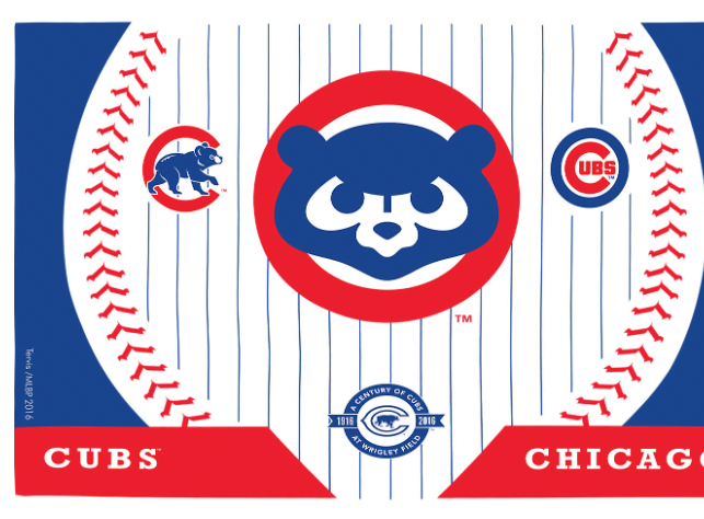 Chicago Cubs Chubby Bear 16 oz. Tervis Tumbler product image 2, provided for visual reference and product detail review