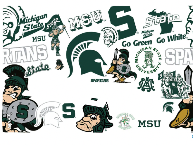 Michigan State Spartans All Over Print 16 oz. Tervis Tumbler product image 2, provided for visual reference and product