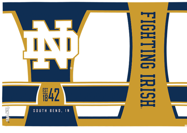 Notre Dame Fighting Irish Spirit 16 oz. Tervis Tumbler product image 2, provided for visual reference and product detail