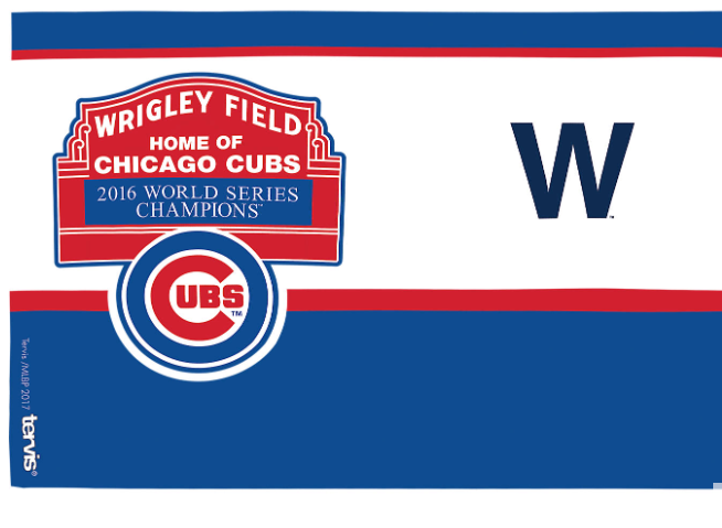 Chicago Cubs Marquee 24 oz. Tervis Tumbler product image 2, provided for visual reference and product detail review