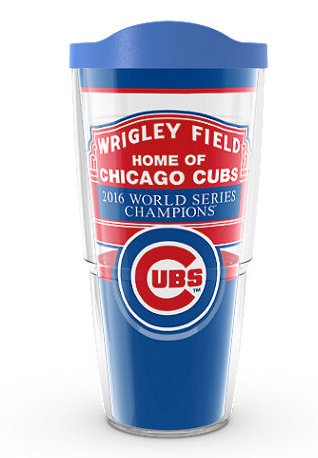 Chicago Cubs Marquee 24 oz. Tervis Tumbler product image 1, provided for visual reference and product detail review