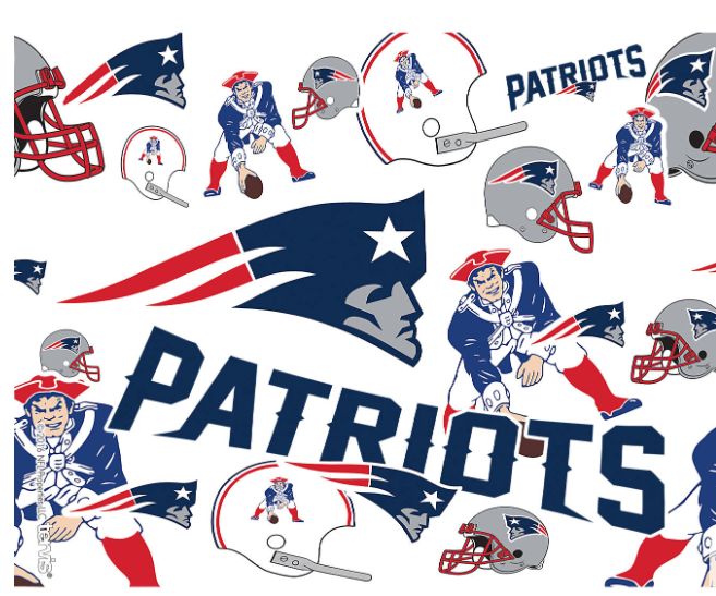 New England Patriots All Over Print 24 oz. Tervis Tumbler product image 2, provided for visual reference and product detail