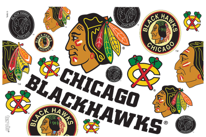 Chicago Blackhawks All Over Print 24 oz. Tervis Tumbler product image 2, provided for visual reference and product detail