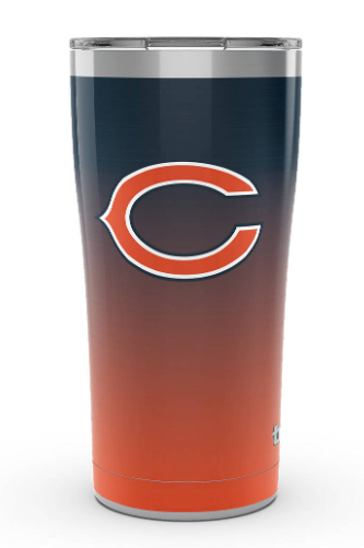 Chicago Bears™ Ombre 20 oz. Stainless Steel Tumbler product image 1, provided for visual reference and product detail review