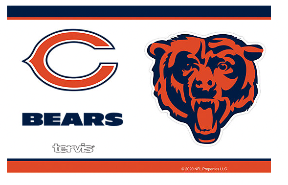 Chicago Bears™ Tradition 20 oz. Stainless Steel Tumbler product image 3, provided for visual reference and product detail
