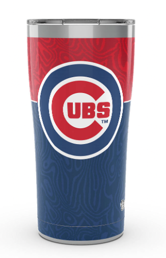 Chicago Cubs™ Ripple 20 oz. Stainless Steel Tumbler product image 1, provided for visual reference and product detail review