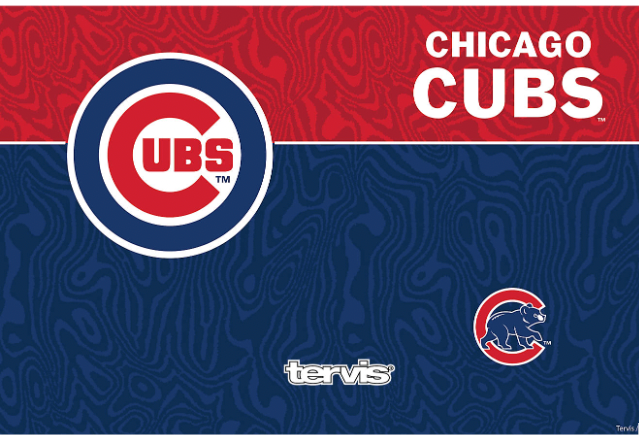 Chicago Cubs™ Ripple 20 oz. Stainless Steel Tumbler product image 2, provided for visual reference and product detail review