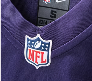 Youth Baltimore Ravens Lamar Jackson Nike Alternate Purple Game Jersey product image 2, provided for visual reference and