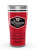 Wisconsin Badgers™ Vintage 20 oz. Stainless Steel Tumbler product image 1, provided for visual reference and product detail