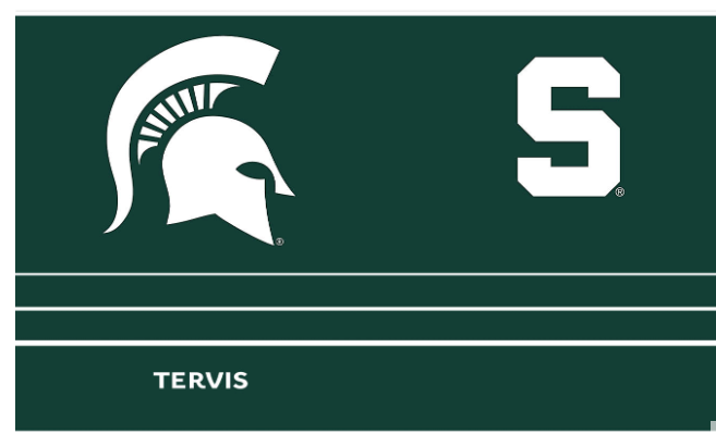 Michigan State Spartans™ MVP 20 oz. Stainless Steel Tumbler product image 2, provided for visual reference and product