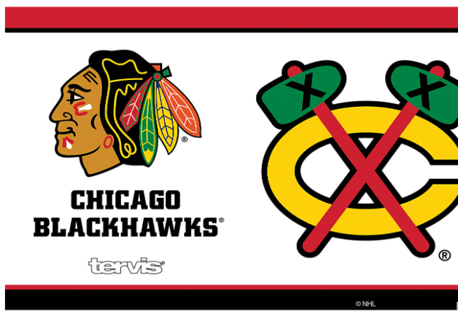 Chicago Blackhawks™ Tradition 20 oz. Stainless Steel Tumbler product image 2, provided for visual reference and product