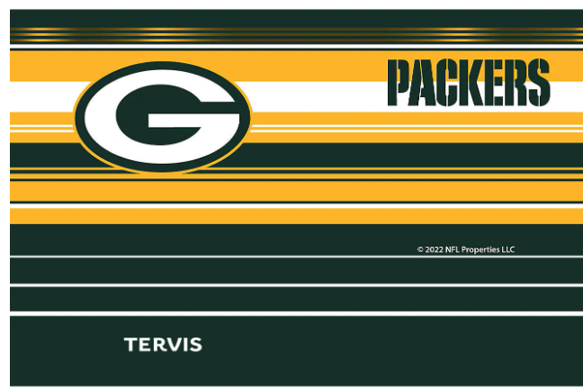 Green Bay Packers™ Hype Stripes 20 oz. Stainless Steel Tumbler By Tervis product image 2, provided for visual reference and
