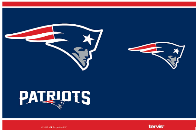 New England Patriots™ Touchdown 20 oz. Stainless Steel Tumbler By Tervis product image 2, provided for visual reference and