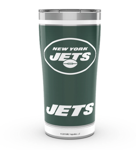 New York Jets™ Touchdown 20 oz. Stainless Steel Tumbler By Tervis product image 1, provided for visual reference and product