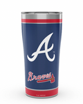 Atlanta Braves™ Home Run 20 oz. Stainless Steel Tumbler product image 1, provided for visual reference and product detail