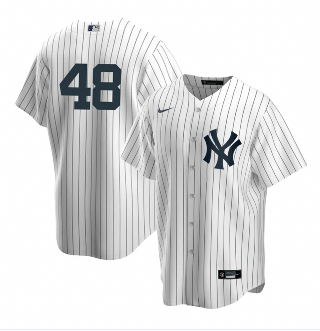 Nike Anthony Rizzo #48 White New York Yankees Home Official Replica Player Jersey for Men product image 1, provided for