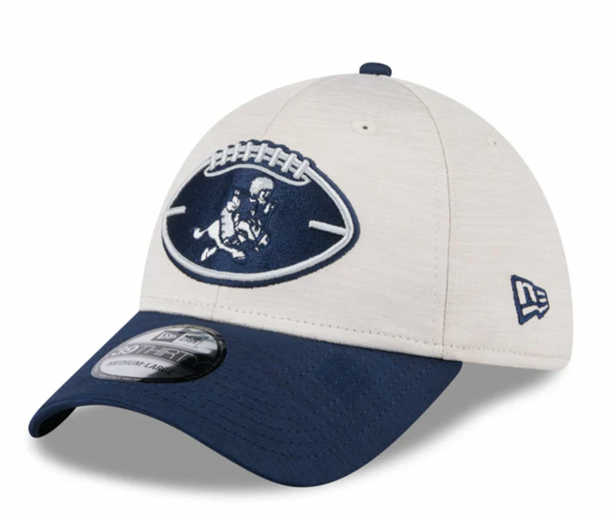 Dallas Cowboys New Era 2024 Sideline Historic 39THIRTY Flex Hat for Men product image 1, provided for visual reference and