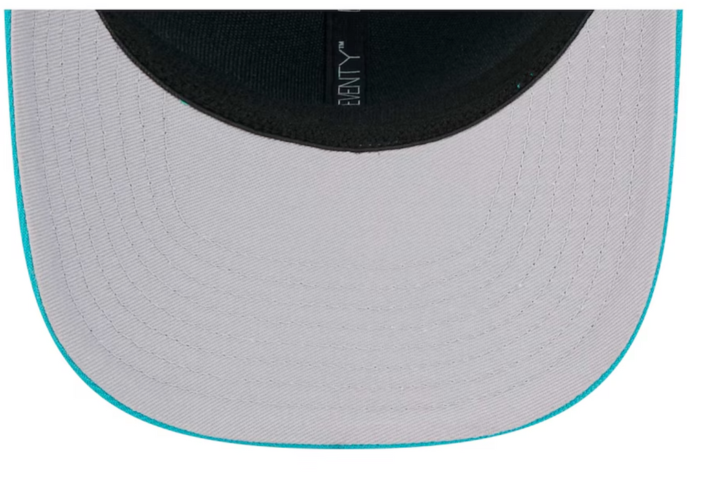 Miami Dolphins New Era Aqua 9SEVENTY Adjustable Hat product image 5, provided for visual reference and product detail review