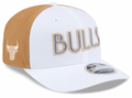 Chicago Bulls New Era 2024 City Edition White/Walnut 9SEVENTY Adjustable Hat product image 1, provided for visual reference