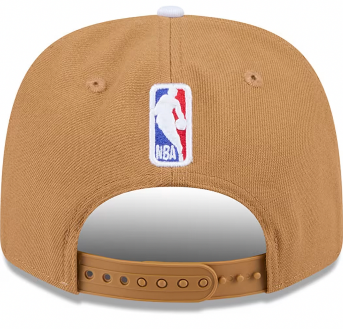Chicago Bulls New Era 2024 City Edition White/Walnut 9SEVENTY Adjustable Hat product image 5, provided for visual reference