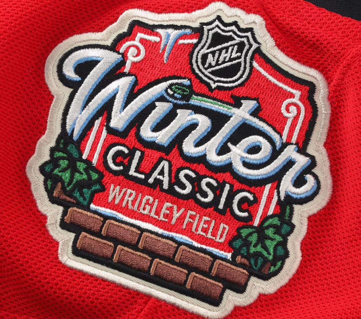 Chicago Blackhawks Fanatics Red 2025 NHL Winter Classic Premium Blank Jersey for Men product image 6, provided for visual
