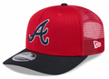 Atlanta Braves New Era Red/Navy 2025 Spring Training 9SEVENTY Trucker Hat product image 1, provided for visual reference and