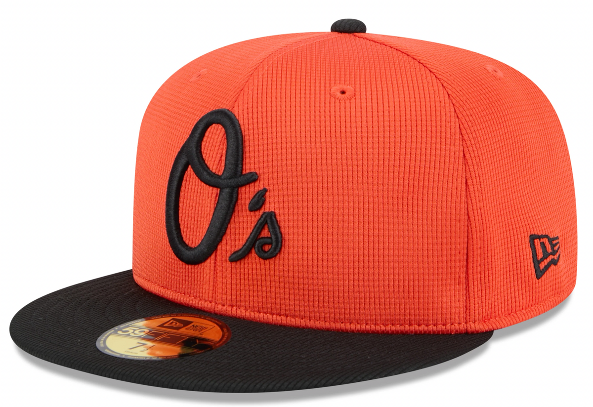 Baltimore Orioles New Era Orange 2025 Spring Training 59FIFTY Fitted Hat product image 1, provided for visual reference and