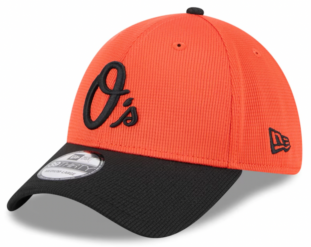 Baltimore Orioles New Era Orange 2025 Spring Training 39THIRTY Flex-Fit Hat for Men product image 1, provided for visual