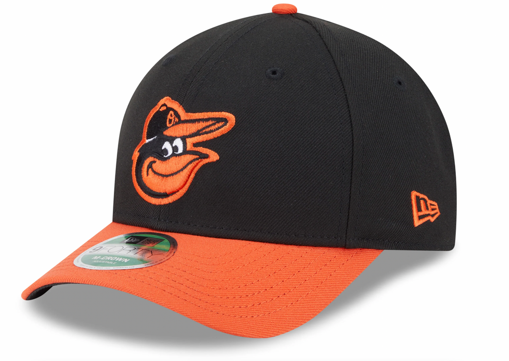 Baltimore Orioles Black/Orange Road New Era Player Replica M-Crown 9FORTY Adjustable Hat product image 1, provided for