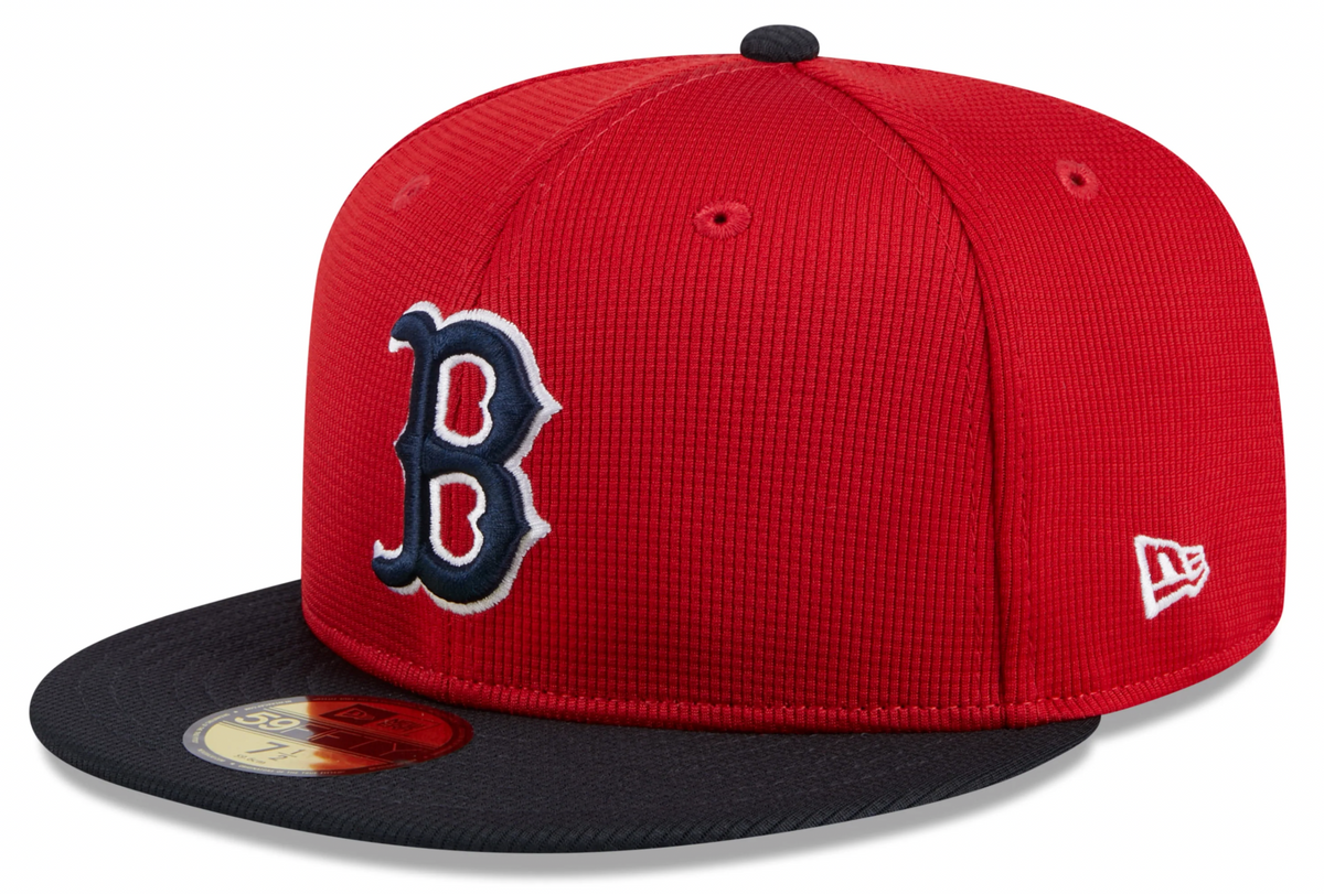 Boston Red Sox New Era Red/Navy 2024 Batting Practice 59FIFTY Fitted Hat for Men product image 1, provided for visual