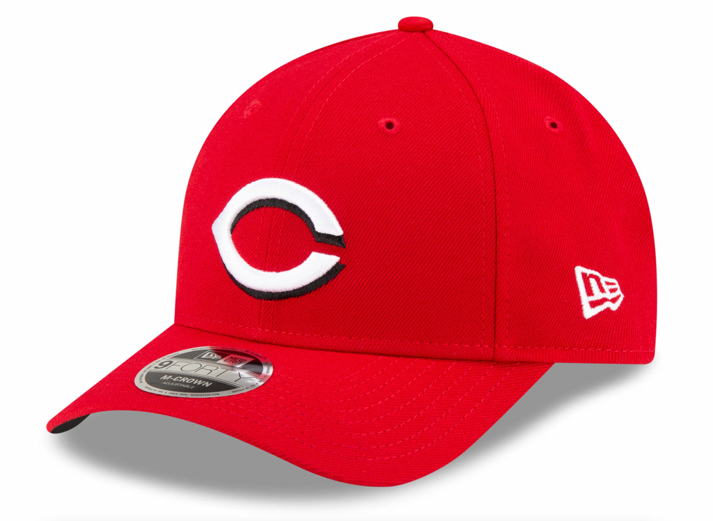 Cincinnati Reds New Era Red Player Replica M-Crown 9FORTY Adjustable Hat product image 1, provided for visual reference and