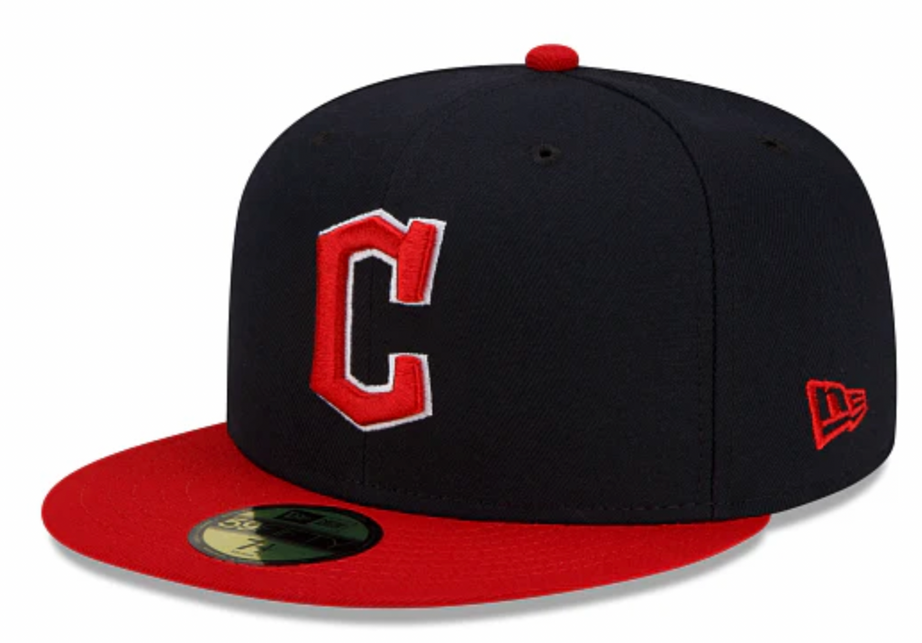 Cleveland Guardians New Era 2 Tone Home On Field 59FIFTY Fitted Hat product image 1, provided for visual reference and