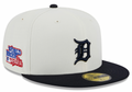 Detroit Tigers 1984 World Series Cream/Navy New Era Retro 59FIFTY Fitted Hat product image 1, provided for visual reference