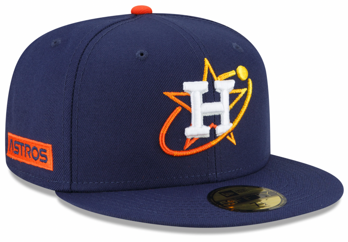 Houston Astros New Era Navy City Connect 59FIFTY Fitted Hat for Men product image 1, provided for visual reference and
